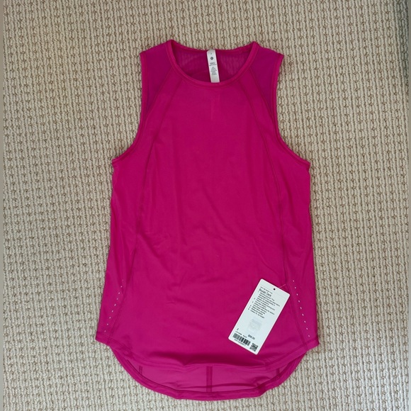 Tops - Lulu Lemon Sculpt Tank Hot pink, Size 2 New with tags